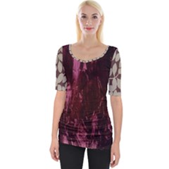 Grasmere Red Alt 1 Wide Neckline Tee