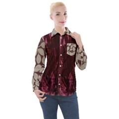 Grasmere Red Alt 1 Women s Long Sleeve Pocket Shirt