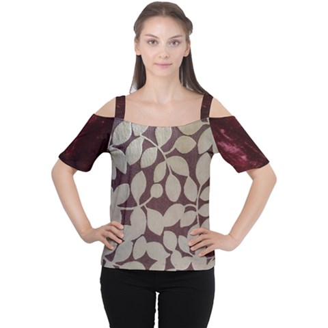 Grasmere Red Alt 2 Cutout Shoulder Tee by DeneWestUK