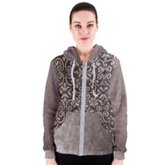 Grasmere Silver Women s Zipper Hoodie by DeneWestUK