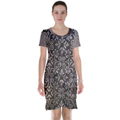 Grasmere Silver Short Sleeve Nightdress by DeneWestUK