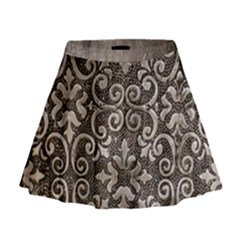 Grasmere Silver Mini Flare Skirt by DeneWestUK