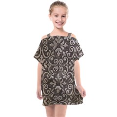 Grasmere Silver Kids  One Piece Chiffon Dress by DeneWestUK