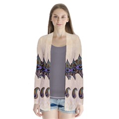 The Fantasy Eye, Mandala Design Drape Collar Cardigan by FantasyWorld7