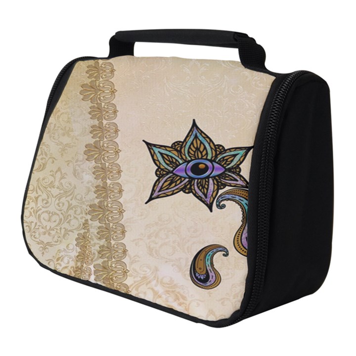 The Fantasy Eye, Mandala Design Full Print Travel Pouch (Small)