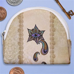 The Fantasy Eye, Mandala Design Horseshoe Style Canvas Pouch by FantasyWorld7