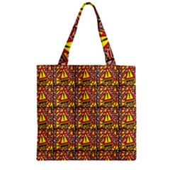 Important Zipper Grocery Tote Bag by ArtworkByPatrick