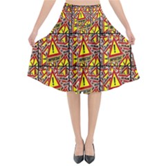 Important Flared Midi Skirt by ArtworkByPatrick