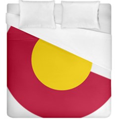 Colorado State Flag Symbol Duvet Cover (king Size) by FlagGallery