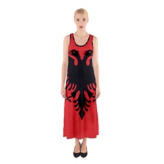 Albania Flag Sleeveless Maxi Dress by FlagGallery