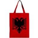 Albania Flag Zipper Classic Tote Bag View1