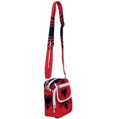 Albania Flag Shoulder Strap Belt Bag by FlagGallery