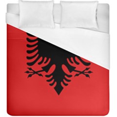 Albania Flag Duvet Cover (king Size) by FlagGallery