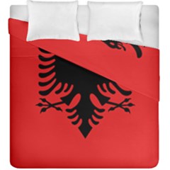 Albania Flag Duvet Cover Double Side (king Size) by FlagGallery