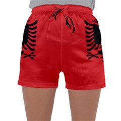 Albania Flag Sleepwear Shorts by FlagGallery