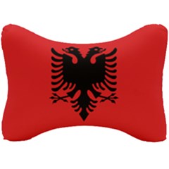 Albania Flag Seat Head Rest Cushion by FlagGallery