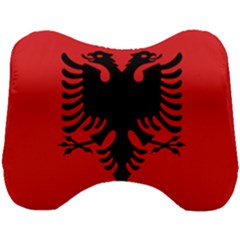 Albania Flag Head Support Cushion by FlagGallery