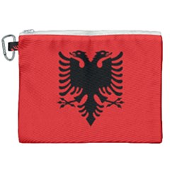 Albania Flag Canvas Cosmetic Bag (xxl) by FlagGallery