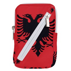 Albania Flag Belt Pouch Bag (small) by FlagGallery