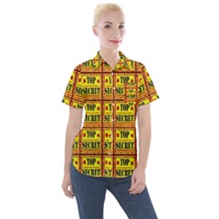 Top Secret Women s Short Sleeve Pocket Shirt