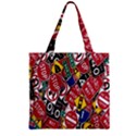 Road Signs Zipper Grocery Tote Bag View2