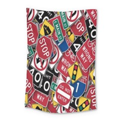 Road Signs Small Tapestry by ArtworkByPatrick