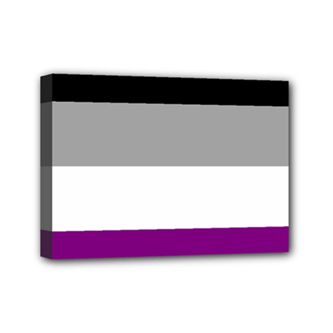 Asexual Pride Flag Lgbtq Mini Canvas 7  X 5  (stretched) by lgbtnation