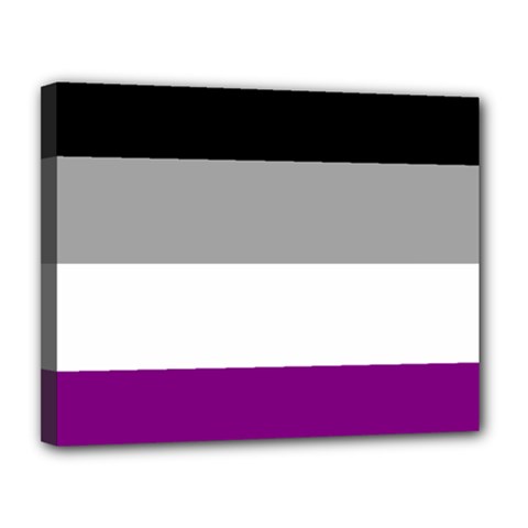 Asexual Pride Flag Lgbtq Canvas 14  X 11  (stretched) by lgbtnation