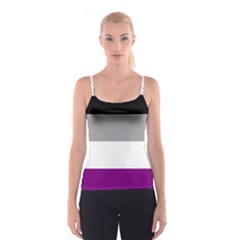 Asexual Pride Flag Lgbtq Spaghetti Strap Top by lgbtnation