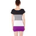 Asexual Pride Flag LGBTQ Short Sleeve Bodycon Dress View2