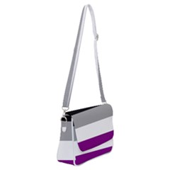 Asexual Pride Flag Lgbtq Shoulder Bag With Back Zipper by lgbtnation