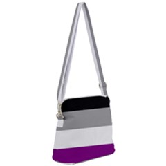 Asexual Pride Flag Lgbtq Zipper Messenger Bag by lgbtnation