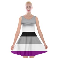 Asexual Pride Flag Lgbtq Velvet Skater Dress by lgbtnation