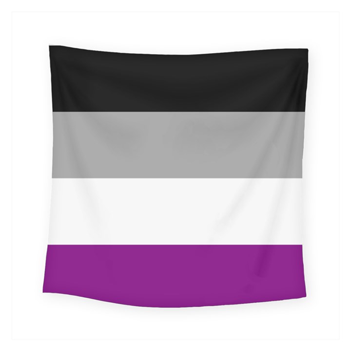 Asexual Pride Flag LGBTQ Square Tapestry (Small)