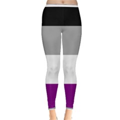 Asexual Pride Flag Lgbtq Inside Out Leggings by lgbtnation