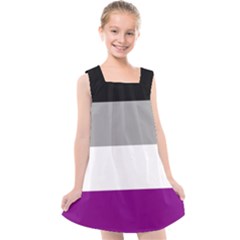 Asexual Pride Flag Lgbtq Kids  Cross Back Dress by lgbtnation