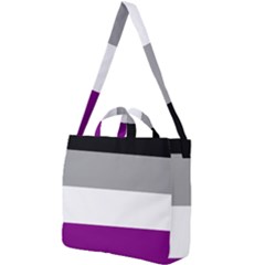 Asexual Pride Flag Lgbtq Square Shoulder Tote Bag by lgbtnation