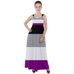 Asexual Pride Flag Lgbtq Empire Waist Velour Maxi Dress by lgbtnation