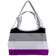 Asexual Pride Flag Lgbtq Double Compartment Shoulder Bag by lgbtnation