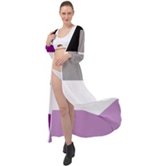 Asexual Pride Flag Lgbtq Maxi Chiffon Beach Wrap by lgbtnation