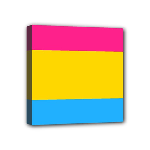 Pansexual Pride Flag Mini Canvas 4  X 4  (stretched) by lgbtnation