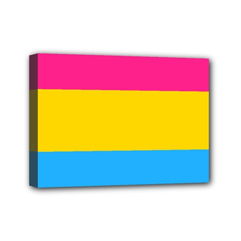 Pansexual Pride Flag Mini Canvas 7  X 5  (stretched) by lgbtnation