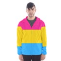 Pansexual Pride Flag Men s Hooded Windbreaker View1