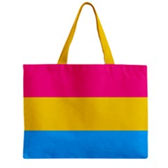 Pansexual Pride Flag Zipper Mini Tote Bag by lgbtnation