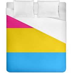 Pansexual Pride Flag Duvet Cover (california King Size) by lgbtnation