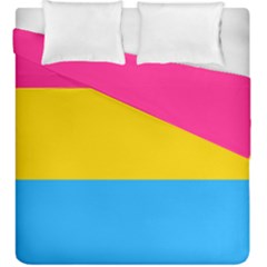 Pansexual Pride Flag Duvet Cover Double Side (king Size) by lgbtnation