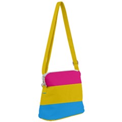 Pansexual Pride Flag Zipper Messenger Bag by lgbtnation