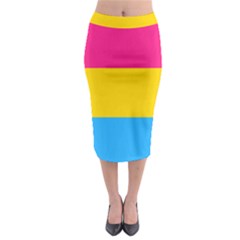 Pansexual Pride Flag Midi Pencil Skirt by lgbtnation