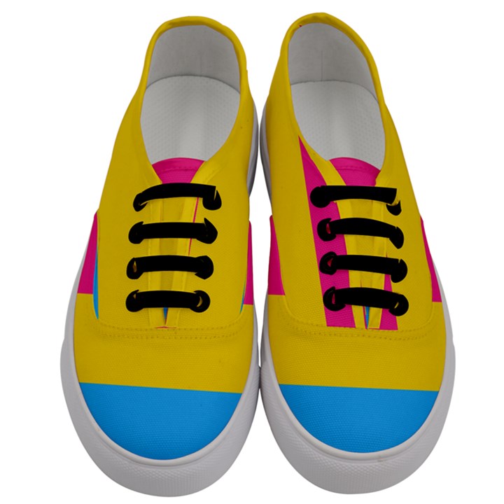 Pansexual Pride Flag Men s Classic Low Top Sneakers