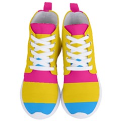 Pansexual Pride Flag Women s Lightweight High Top Sneakers by lgbtnation